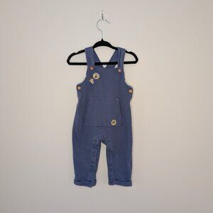 💙 2 for 15 💙 Indigo Baby Cotton Nature Overalls